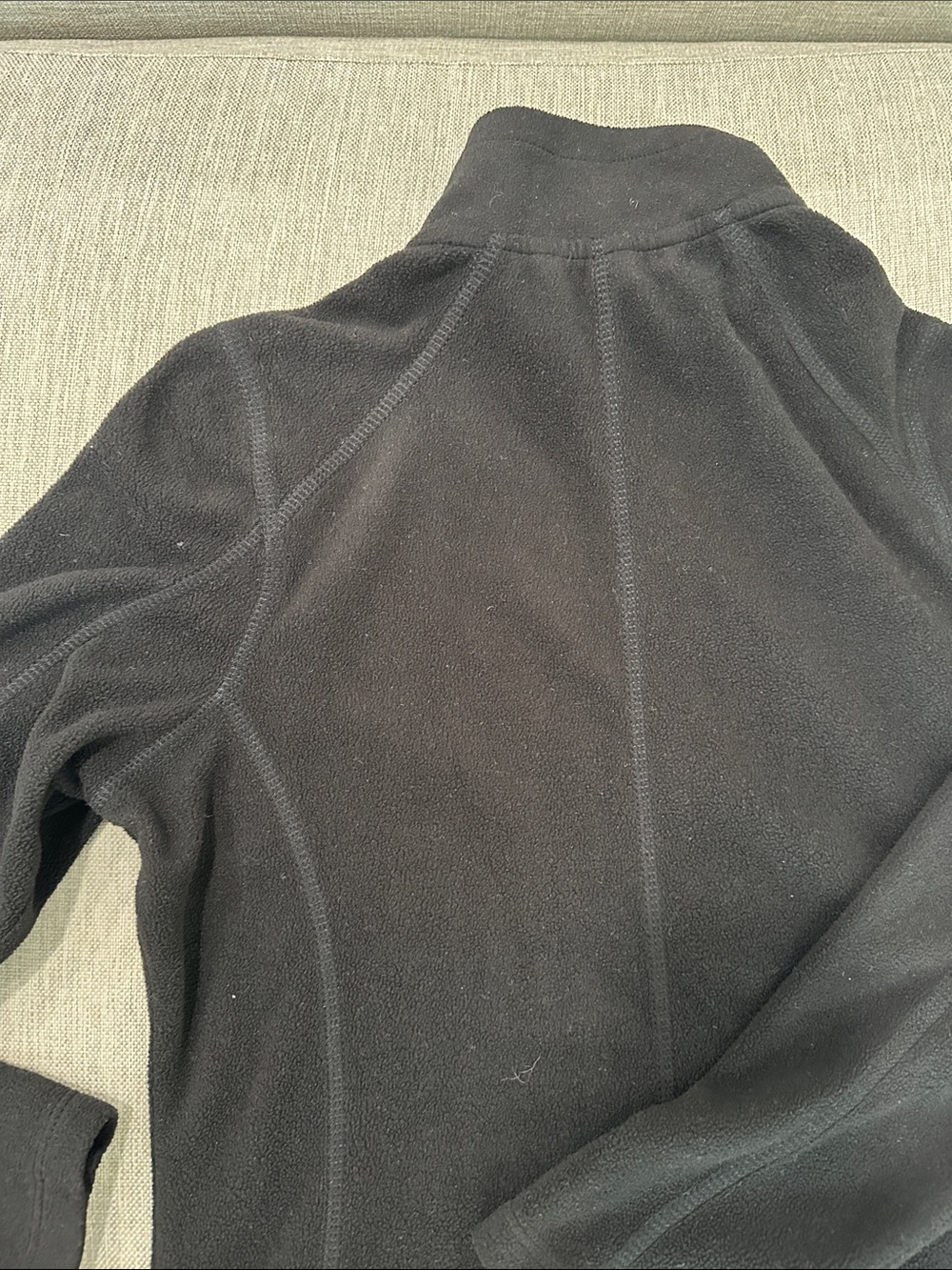 Women's Kaiser Permanente Black Full-Zip Fleece Jacket Size XS - Picture 9 of 13
